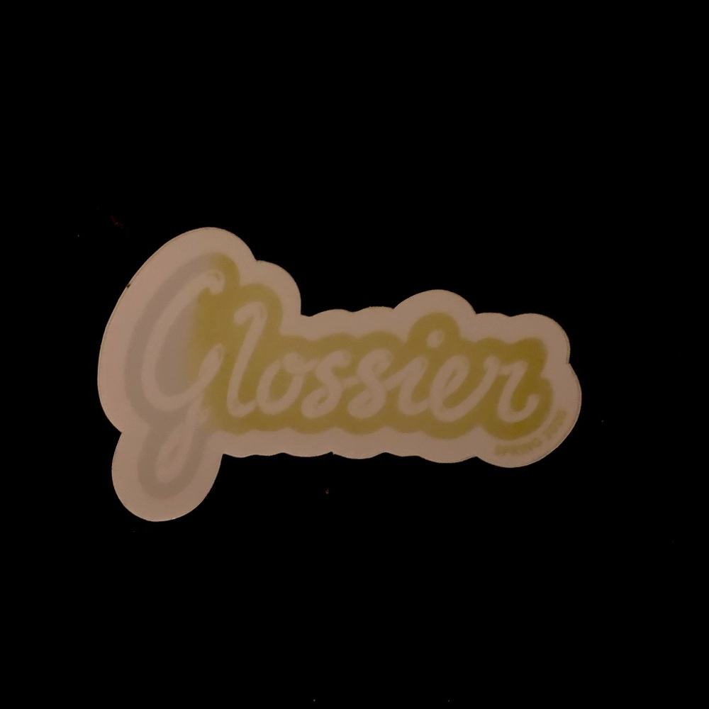 Glossier seasonal sticker 🌱